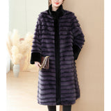 Winter Imitated Mink Coat For Middle-aged And Elderly