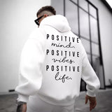 Fall Winter Fashion English Letter Print Hoodie