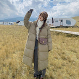 Women's Winter Down Cotton Jacket Mid-length All-matching Thickened Bread Coat