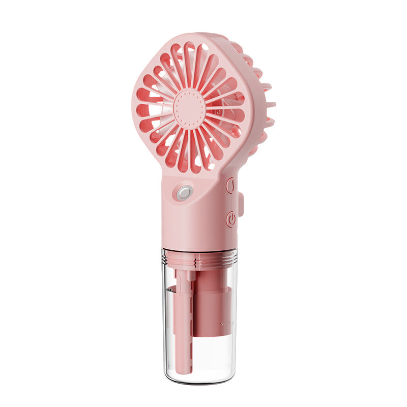 Strong Power Spray Humidification Small Fan Humidification Usb Charging Portable Fan Icy And Refreshing Fan Water Supplement - Heritage cosmetics and beauty care