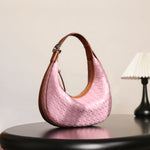 Design Niche Genuine Leather Bag Women's Woven Heritage cosmetics and beauty care