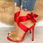 Summer Super High Heel Lace-up Cutout Transparent Sandals Heritage cosmetics and beauty care