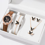 Women's Fashion Simple Butterfly Digital Belt Watch - Heritage cosmetics and beauty care