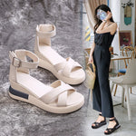 Women's Thick-soled Roman Sandals Peep Toe Casual Heritage cosmetics and beauty care