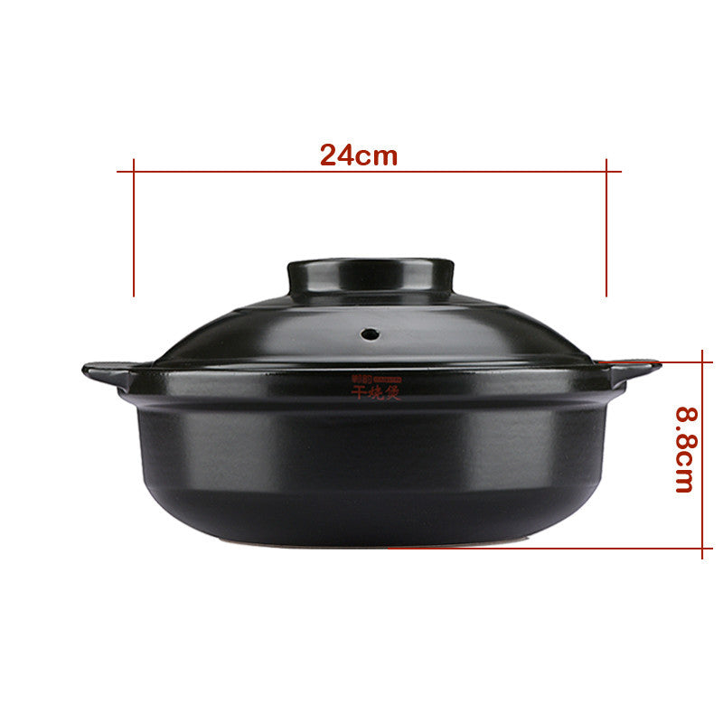 Flame High Temperature Resistant Dry Pot Ceramic Pot Pan Health Pot Pan - Heritage cosmetics and beauty care