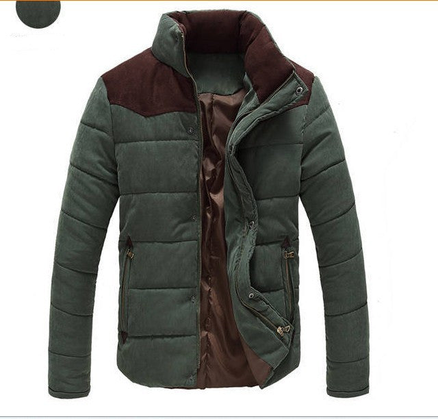 Warm Causal Parkas Male Outerwear Windbreak Jackets Coats - Heritage cosmetics and beauty care