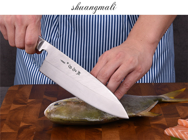 Salmon Japanese Sushi Cooking Knife - Heritage cosmetics and beauty care