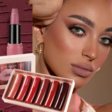 Six Pack Curved Lipstick Suit Matte - Heritage cosmetics and beauty care