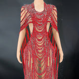 Celebrate Crystal Sequin Evening Gown - Heritage cosmetics and beauty care