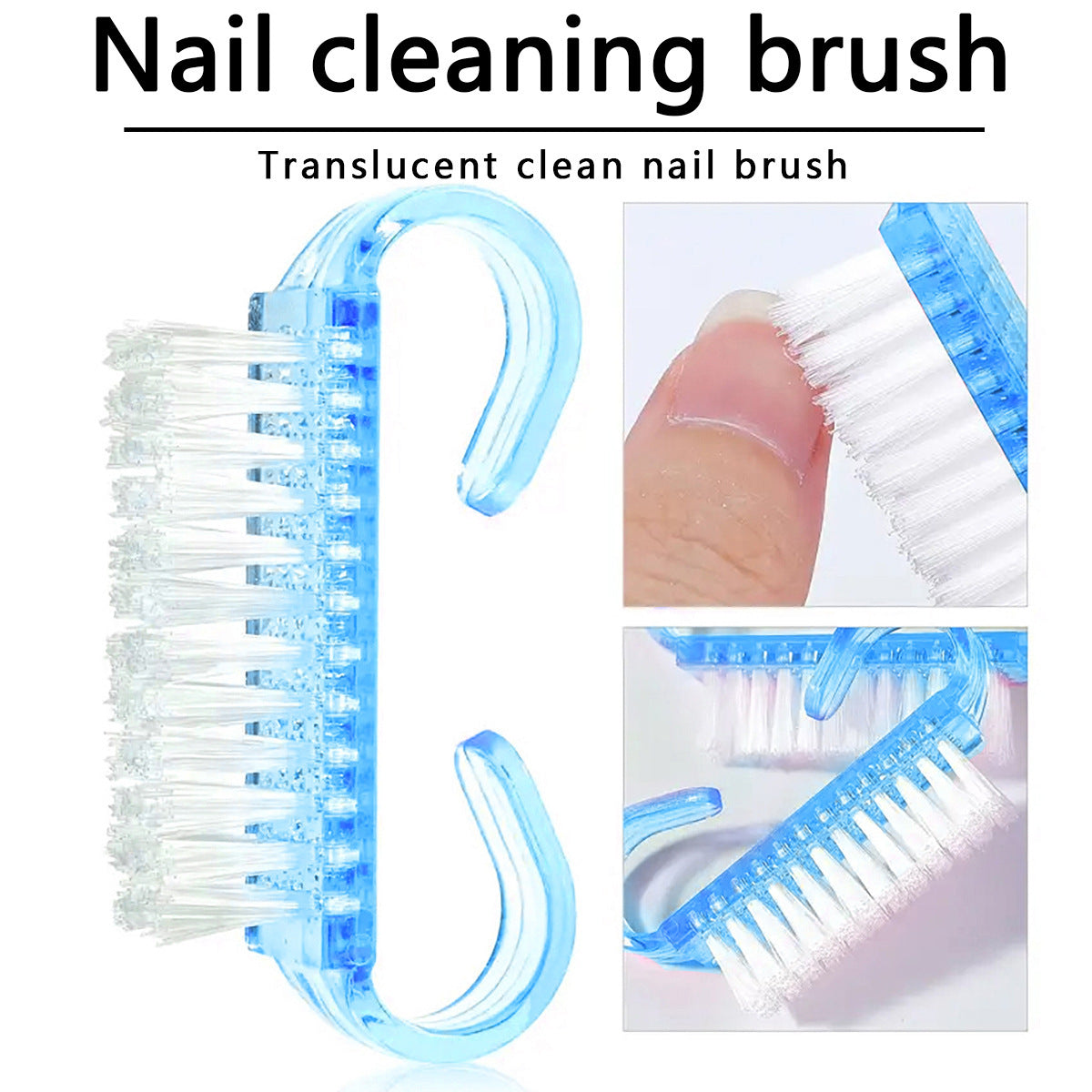 Semi Transparent Nail Horn Cleaning Brush - Heritage cosmetics and beauty care