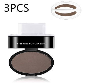 Eyebrow Powder Stamp Tint Stencil Kit Cosmetics Professional Makeup Waterproof Eye Brow Stamp Lift Eyebrow Enhancers Stencil Kit - Heritage cosmetics and beauty care