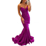 Sequin Evening Dresses For Women Formal Sexy Long Prom Party Gowns - Heritage cosmetics and beauty care