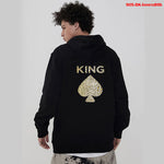 Women Hoodies King Queen Printed Sweatshirt Lovers - Heritage cosmetics and beauty care