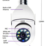 WiFi CAMERA 1080P Bulb 4X Zoom Camera E27 Home 5GWiFi Alarm Monitor - Heritage cosmetics and beauty care