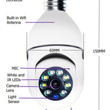 WiFi CAMERA 1080P Bulb 4X Zoom Camera E27 Home 5GWiFi Alarm Monitor - Heritage cosmetics and beauty care