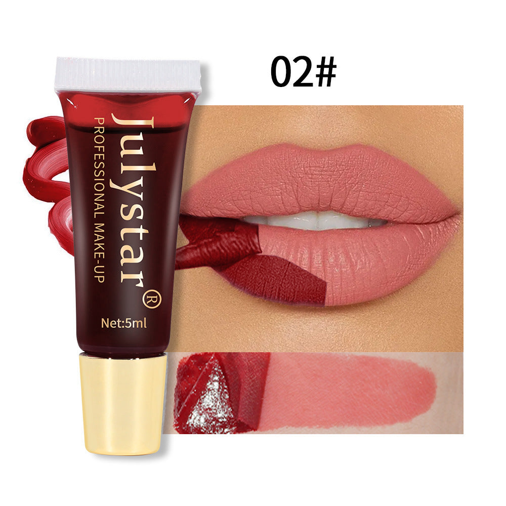 Tear And Pull Lip Lacquer Matte Finish Bottom Color Dyed Lip Lipstick - Heritage cosmetics and beauty care