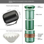 Three-in-one Hand Made Coffee Maker Suit Portable Filter Cup Heritage cosmetics and beauty care