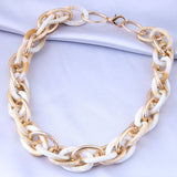 Aluminum Zipper Grinding Angle Chain Lantern Chain Women's Necklace - Heritage cosmetics and beauty care