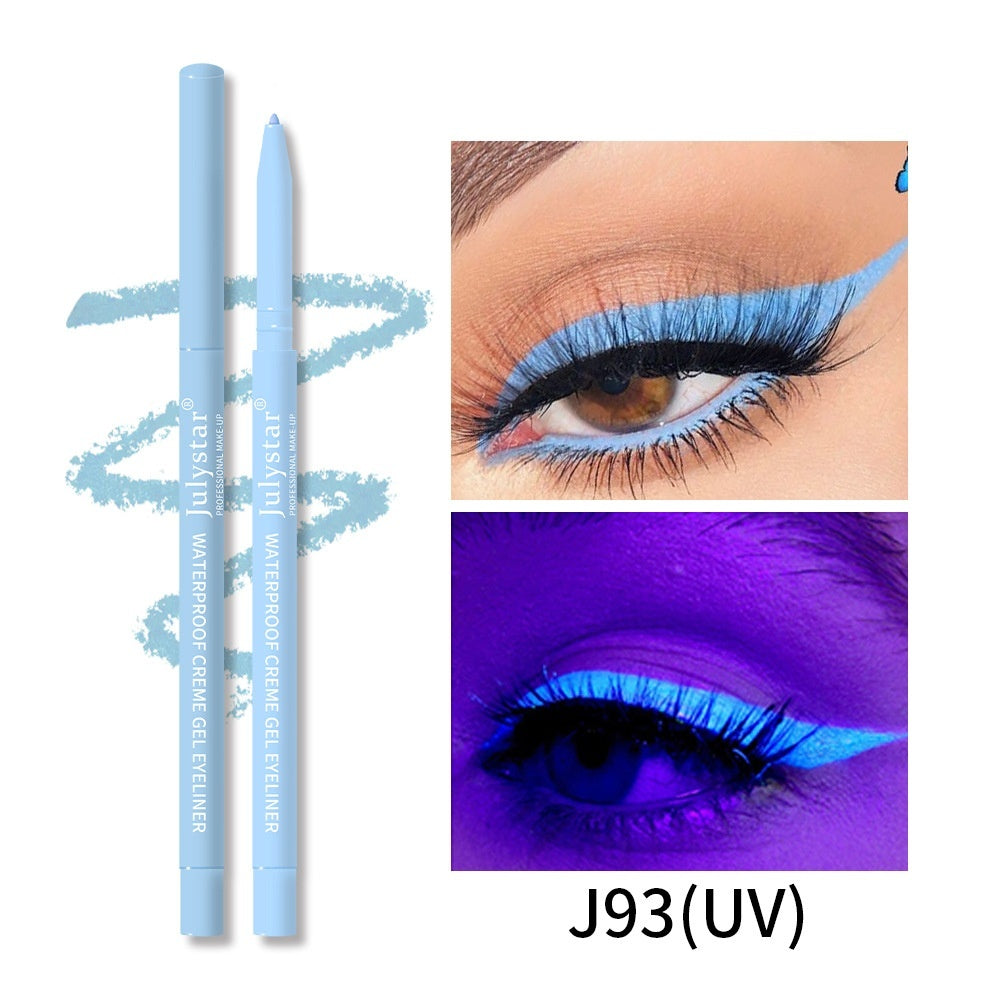 Color UV Fluorescent Eyeliner Waterproof And Oil-proof Not Smudge - Heritage cosmetics and beauty care