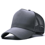 Trucker Hat Foam Mesh Baseball Cap Adjustable Snapback Solid Plain Men Hats Flat - Heritage cosmetics and beauty care