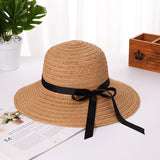 Women's Summer Seaside Sunscreen Breathable Straw Hat - Heritage cosmetics and beauty care