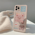 Fashion Cute Stand Cartoon Suitable For Frosted Silicone Phone Case Heritage cosmetics and beauty care