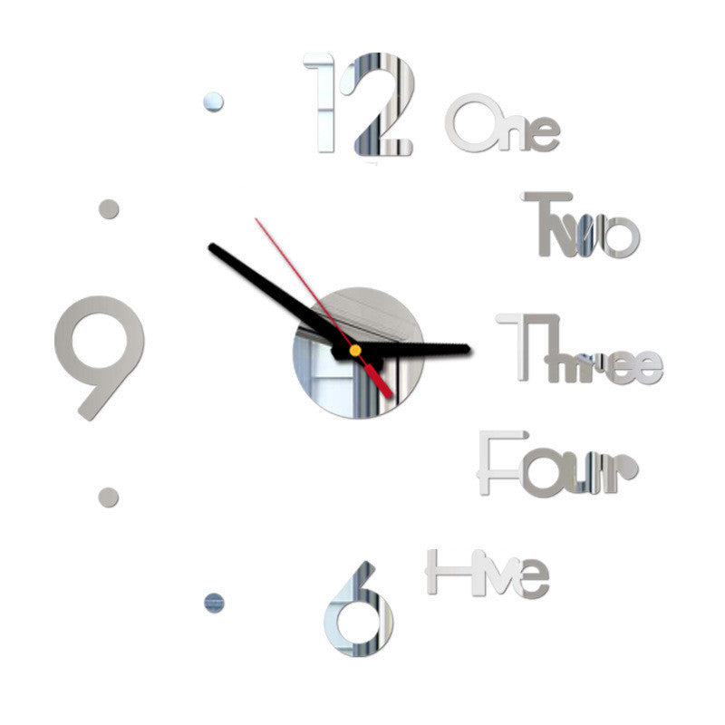 3d Wall Clock Amazon Creative Acrylic Wall Clock Diy Clock Mute Wall Sticker Clock Manufacturer Supply - Heritage cosmetics and beauty care