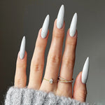 Artistic Pointed White Fake Nail Tip - Heritage cosmetics and beauty care