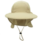 Wide-brimmed Sunhat For Men And Women In Summer Polyester Quick-drying Hat Mountain Fishing Bucket Hats With Neck Guard - Heritage cosmetics and beauty care