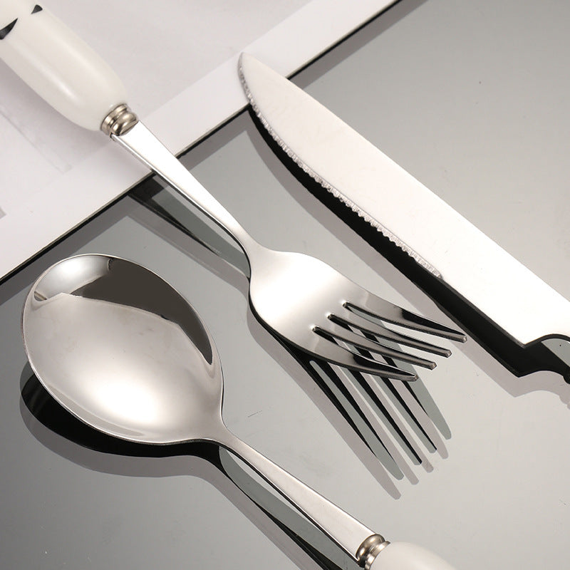 304 Stainless Steel Portable Tableware Three-piece Set - Heritage cosmetics and beauty care