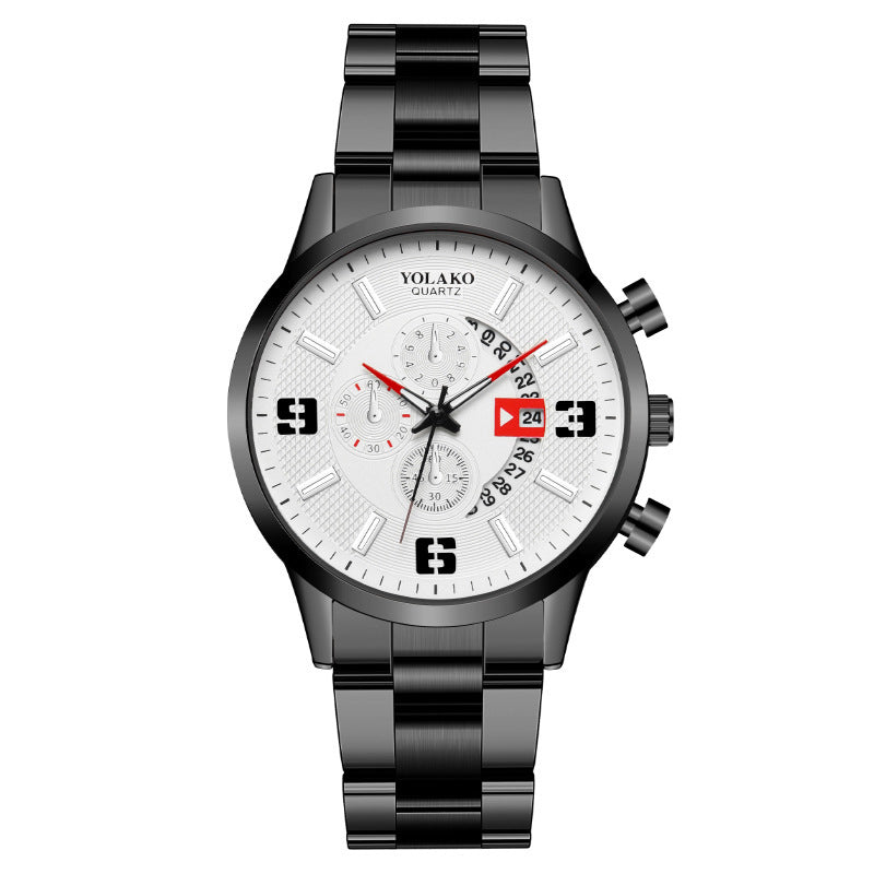 Fashion Big Digital Calendar Men's Watch - Heritage cosmetics and beauty care