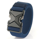 Fashion Commuter Casual Men's Belt Woven Elastic Minimalist Alloy Buckle - Heritage cosmetics and beauty care