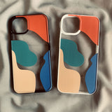 Color Block Contrast Color Geometry Suitable For 13 Mobile Phone Cases Heritage cosmetics and beauty care