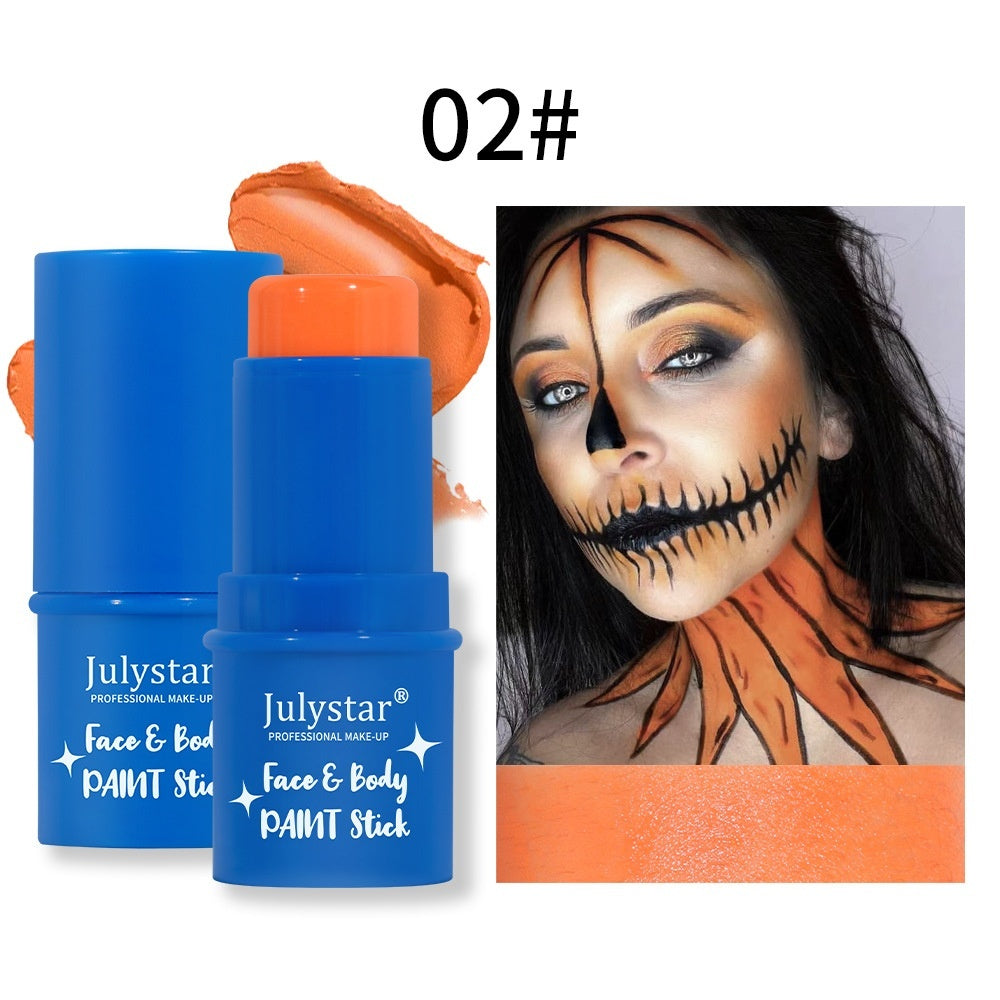 Halloween Popular Body Painting Cream Makeup Facial Water-soluble Fluorescent Face Stage Colored Drawing Crayon - Heritage cosmetics and beauty care