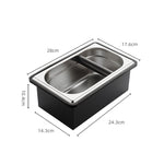 Recessed Bar Coffee Maker Accessories Stainless Steel Slag Bucket Heritage cosmetics and beauty care