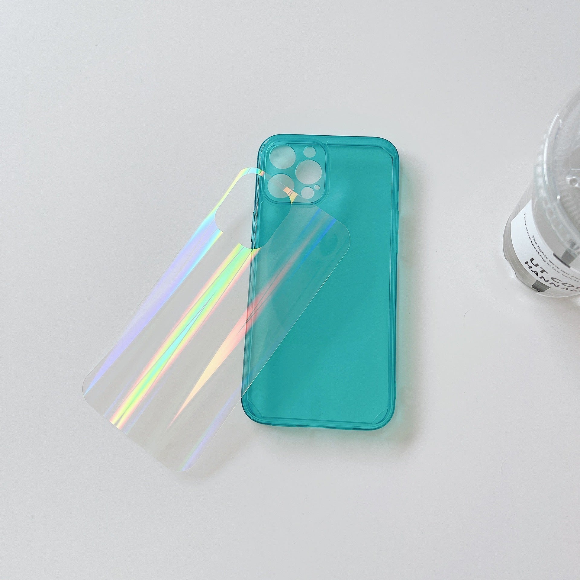 Colorful Aurora Translucent Full Covered Phone Case Heritage cosmetics and beauty care