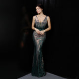 Women Evening Gowns Are Sexy Long And Slim - Heritage cosmetics and beauty care