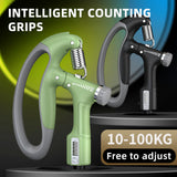 Smart Counting Grip 10-100KG Grip Free Adjustment Professional Hand Training Arm Muscle Training Fitness Equipment Fitness Tools Gym - Heritage cosmetics and beauty care