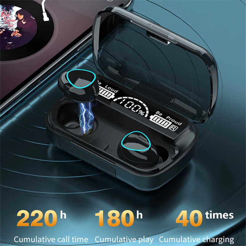 TWS Wireless Earbuds Bluetooth 5.0 Waterproof Headset Headphones Bluetooth Earphones Sport Waterproof Headset - Heritage cosmetics and beauty care