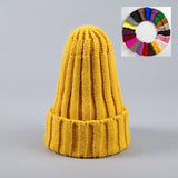 New Woolen Curly-brimmed Winter Warm Knitting Pointed Hats - Heritage cosmetics and beauty care