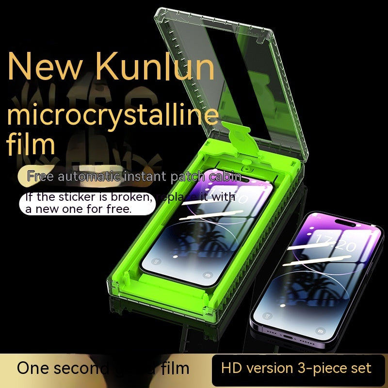 Cell Phone Tempered Film Full-screen Coverage Dust-free Warehouse Second Sticking Heritage cosmetics and beauty care