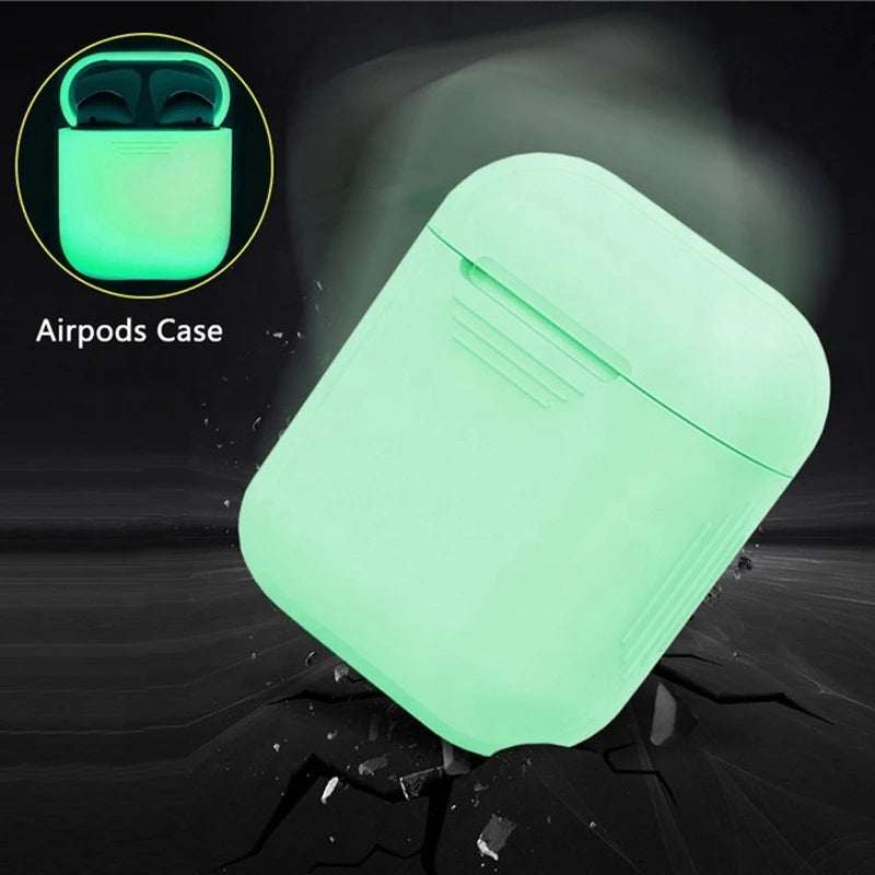 Bluetooth Earphone Storage Box Wireless Earphone Silicone Luminous Heritage cosmetics and beauty care