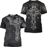 Trendy New T-shirt Foreign Trade Casual Dark Knight Short Sleeve - Heritage cosmetics and beauty care