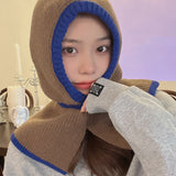 Women's Warm Knitted Hooded Scarf - Heritage cosmetics and beauty care