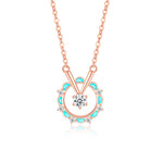 S925 Sterling Silver Ferris Wheel Pendant Design Necklace - Heritage cosmetics and beauty care