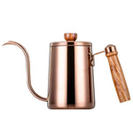 Thickened 304 Stainless Steel Wooden Handle Hand Brew Coffee Maker Heritage cosmetics and beauty care