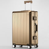 All-aluminum Magnesium Alloy Trolley Case Business Luggage - Heritage cosmetics and beauty care