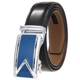 Fashion Men's Two-layer Cowhide Automatic Buckle Trouser Belt - Heritage cosmetics and beauty care