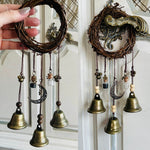 Witch Bell Protection Door Knob Pendant Rattan Wind Chimes - Heritage cosmetics and beauty care