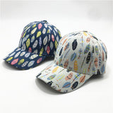 Women's Fashion Leaf Print Baseball Cap - Heritage cosmetics and beauty care